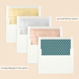 "Bloom" - Baptism and Christening Invitations in Bluebird by Heather Cairl - Envelope Liner Options