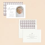 "elegant minimalism" - Baptism and Christening Invitations in Ink by Morgan Kendall - Assembled