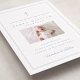 "Crawford" - Baptism and Christening Invitations in Carolina by Amy Kross - Detail