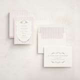 "Vintage Whimsy" - Baptism and Christening Invitations in Peony by Corinne Malesic - Assembled