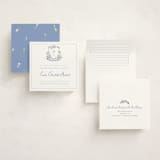 "Sweethearts" - Baptism and Christening Invitations in Periwinkle by Design Lotus - Assembled