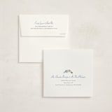 "Sweethearts" - Baptism and Christening Invitations in Periwinkle by Design Lotus - FREE Recipient Addressing