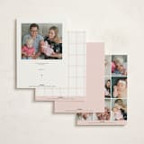 "Dainty Garden" - Baptism and Christening Invitations in Blush by Paper Raven Co. - Back of Card Options