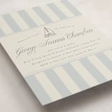 "On Board" - Baptism and Christening Invitations in Sailor by Stephanie Hawkes - Detail