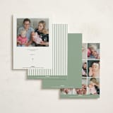 "Safari" - Baptism and Christening Invitations in Palm by Jenna Holcomb - Back of Card Options