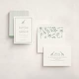 "Safari" - Baptism and Christening Invitations in Palm by Jenna Holcomb - Assembled