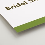 "Landscape Custom" - Bridal Shower Signs in Charcoal by Minted Custom - Detail