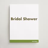 "Portrait Custom" - Bridal Shower Signs in Charcoal by Minted Custom - Front