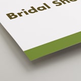 "Landscape Custom" - Bridal Shower Signs in Charcoal by Minted - Detail