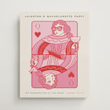 "The Queen" - Wedding Party Signs in Rose by Jenna Holcomb - Front