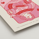 "The Queen" - Wedding Party Signs in Rose by Jenna Holcomb - Detail