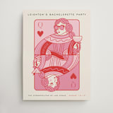 "The Queen" - Wedding Party Signs in Rose by Jenna Holcomb - Front