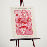 "The Queen" - Wedding Party Signs in Rose by Jenna Holcomb - In Use