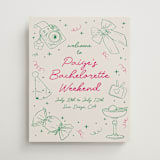 "Bachelorette Fun" - Bridal Shower Signs in Grass by Celine Nguyen - Front