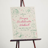 "Bachelorette Fun" - Bridal Shower Signs in Grass by Celine Nguyen - In Use