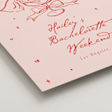 "Cheers to Love" - Wedding Party Signs in Scarlet by Cass Loh - Detail