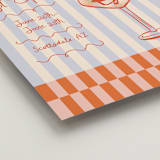 "Sprtiz" - Wedding Party Signs in Citrus by Jenna Holcomb - Detail