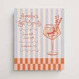 "Sprtiz" - Wedding Party Signs in Citrus by Jenna Holcomb - Front