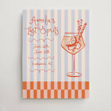 "Sprtiz" - Wedding Party Signs in Citrus by Jenna Holcomb - Front