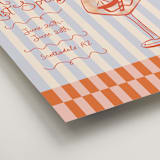 "Sprtiz" - Wedding Party Signs in Citrus by Jenna Holcomb - Detail