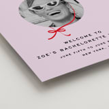 "bachelorette hat" - Wedding Party Signs in Ruby by Jennifer Lew - Detail