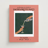 "voulez-vous pink and green" - Wedding Party Signs in Coral by RM Design Works - Front