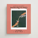 "voulez-vous pink and green" - Wedding Party Signs in Coral by RM Design Works - Front