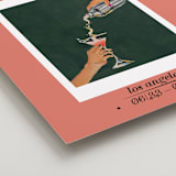 "voulez-vous pink and green" - Wedding Party Signs in Coral by RM Design Works - Detail