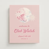 "Disco cowgirl" - Bridal Shower Signs in Azalea by Creo Study - Front