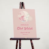 "Disco cowgirl" - Bridal Shower Signs in Azalea by Creo Study - In Use