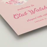 "Disco cowgirl" - Bridal Shower Signs in Azalea by Creo Study - Detail