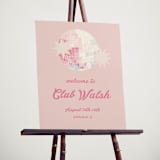 "Disco cowgirl" - Bridal Shower Signs in Azalea by Creo Study - In Use