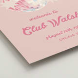 "Disco cowgirl" - Bridal Shower Signs in Azalea by Creo Study - Detail
