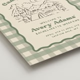 "Camp" - Wedding Party Signs in Sage by Creo Study - Detail