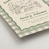 "Camp" - Wedding Party Signs in Sage by Creo Study - Detail