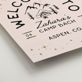 "Girls Gone Wild" - Wedding Party Signs in Champagne by Kelsey Mucci - Detail