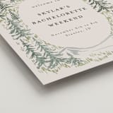 "Paradise" - Wedding Party Signs in Forest by Petra Kern - Detail