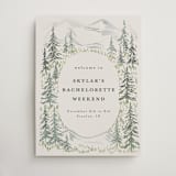 "Paradise" - Wedding Party Signs in Forest by Petra Kern - Front