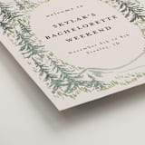 "Paradise" - Wedding Party Signs in Forest by Petra Kern - Detail