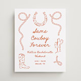 "Western" - Wedding Party Signs in Bronco by Claudia Orengo - Front