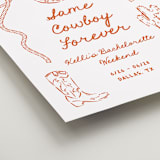 "Western" - Wedding Party Signs in Bronco by Claudia Orengo - Detail