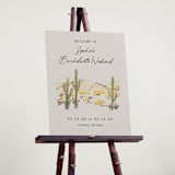 "desert crayon drawing" - Bridal Shower Signs in Olive by Cass Loh - In Use