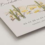 "desert crayon drawing" - Bridal Shower Signs in Olive by Cass Loh - Detail
