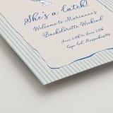 "easide Serenade" - Wedding Party Signs in Marine by Lucrecia Caporale - Detail