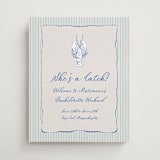 "easide Serenade" - Bridal Shower Signs in Marine by Lucrecia Caporale - Front