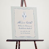 "easide Serenade" - Bridal Shower Signs in Marine by Lucrecia Caporale - In Use