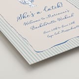 "easide Serenade" - Bridal Shower Signs in Marine by Lucrecia Caporale - Detail
