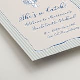 "easide Serenade" - Wedding Party Signs in Marine by Lucrecia Caporale - Detail