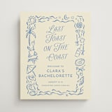 "On the Coast" - Wedding Party Signs in Sea by Pati Cascino - Front