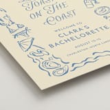 "On the Coast" - Wedding Party Signs in Sea by Pati Cascino - Detail
